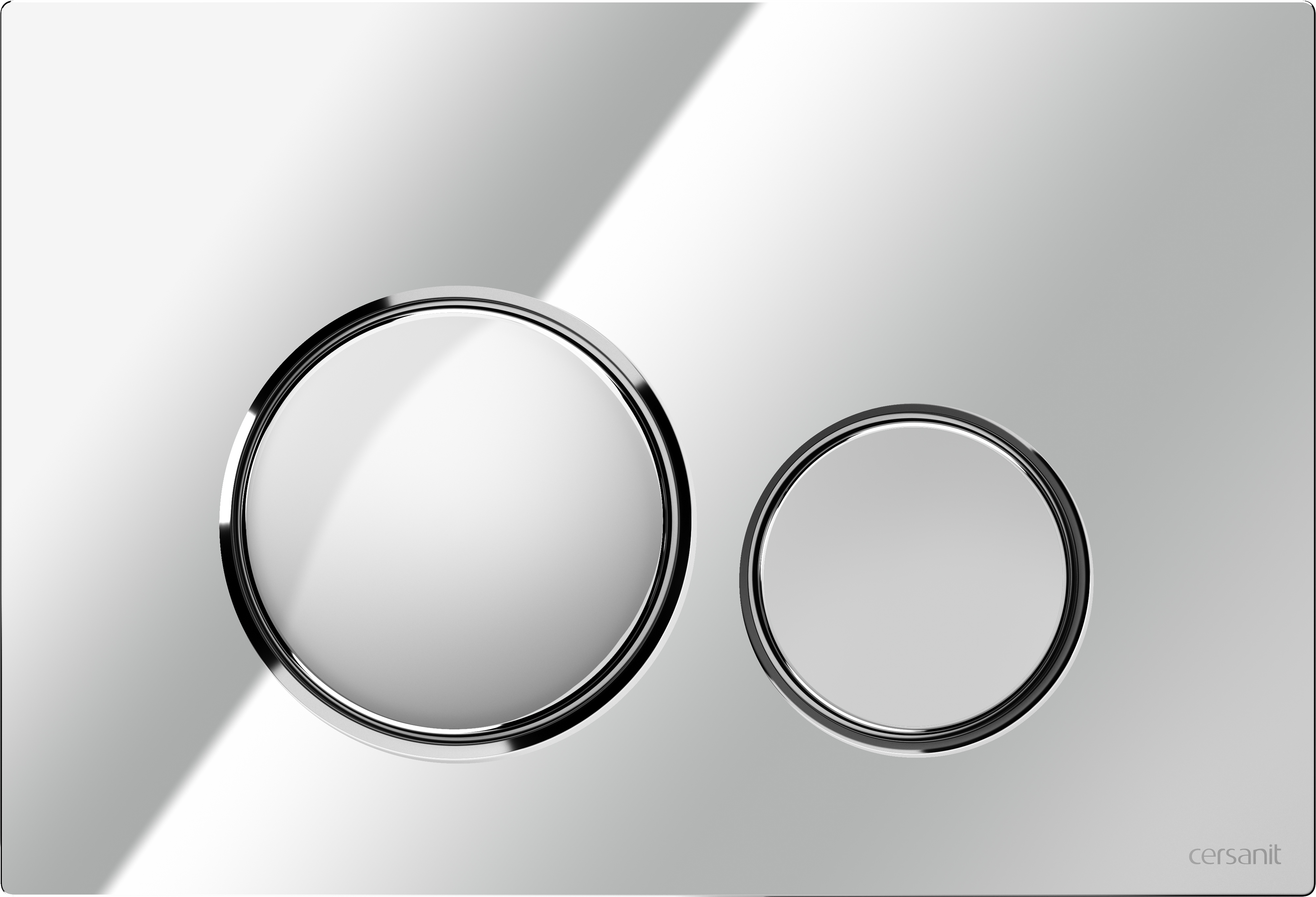 Cersanit Luna botón de descarga para WC cromo brillante K97-449