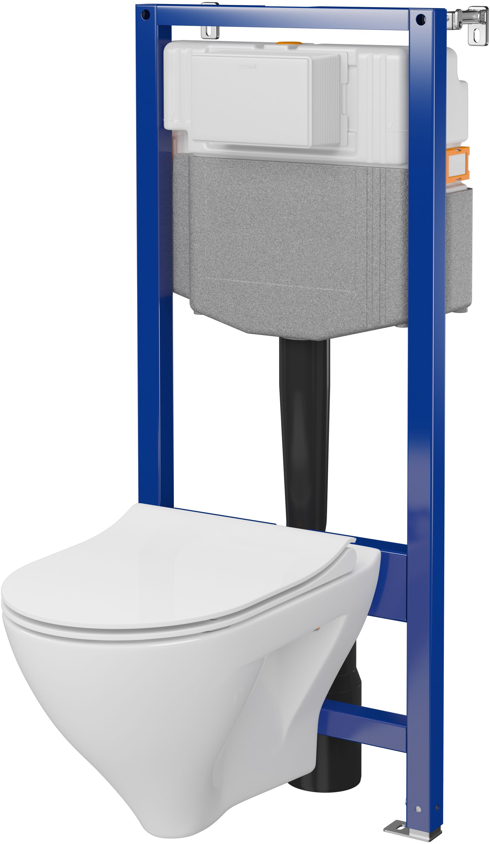 Cersanit Mille conjunto marco para inodoro + taza + tapa S701-821