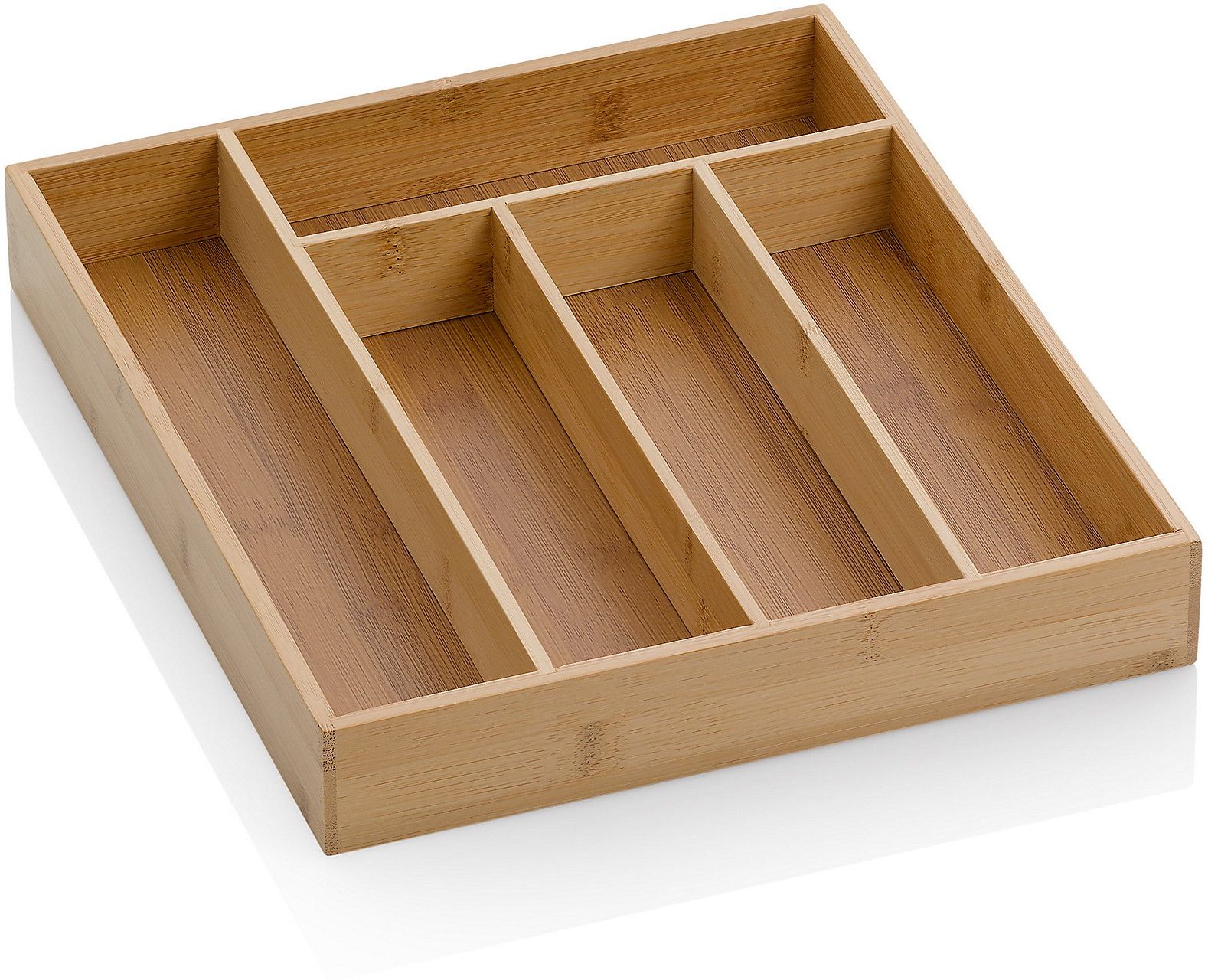 Kela Kalma organizador de cubiertos 34x30x5 cm marrón 12011