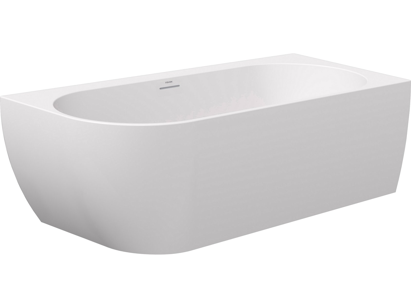 Ravak Freedom Corner bañera de esquina 170x80 cm oval blanco XC00100040