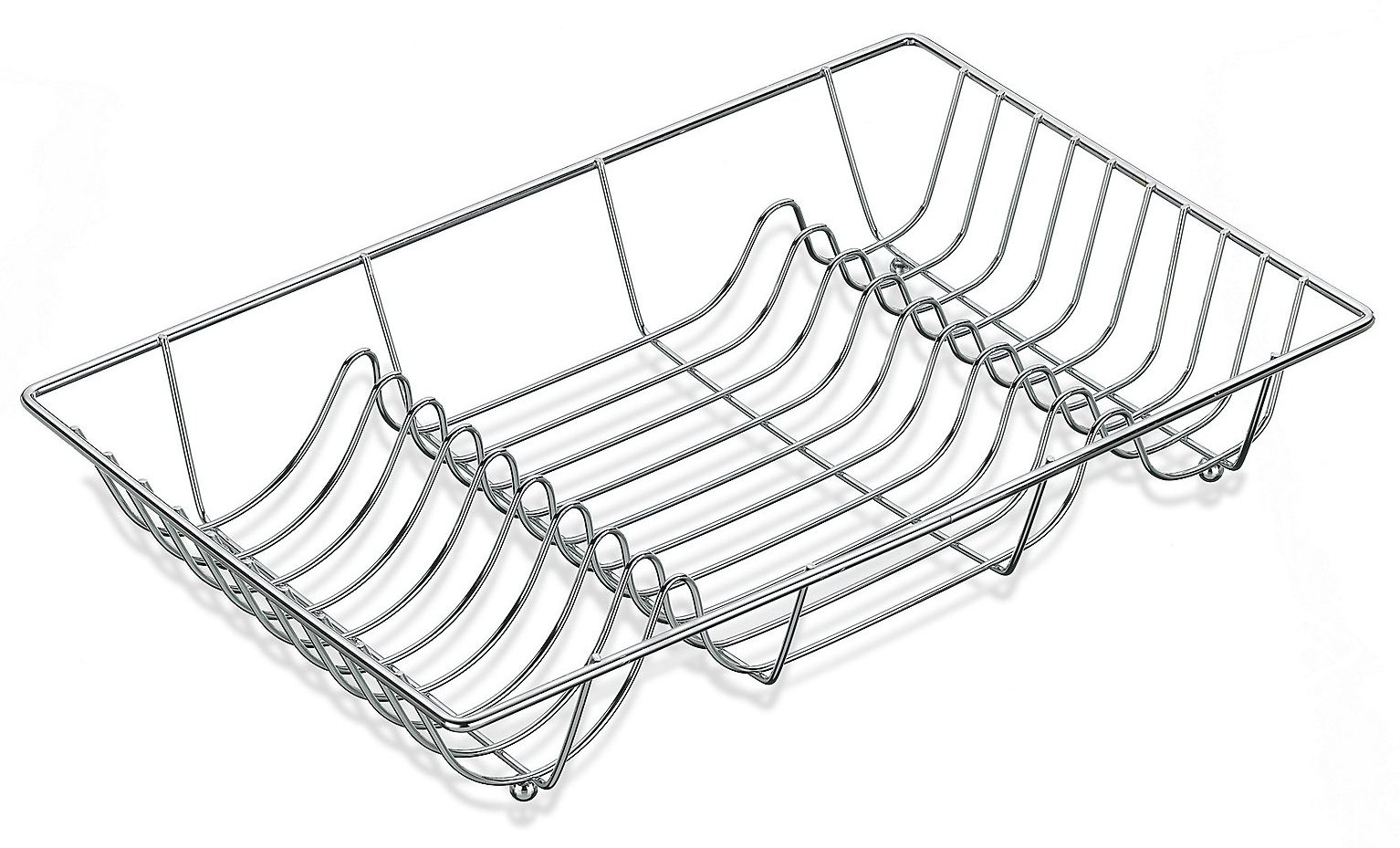 Kela Loop Metal escurridor de platos 48x31.5x8.5 cm cromo 49553