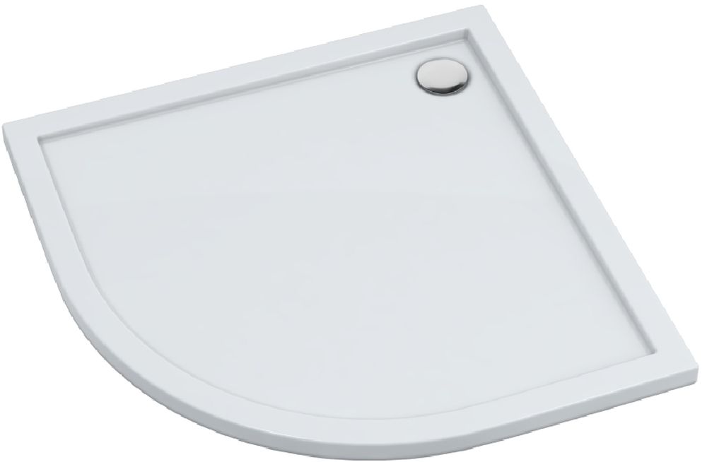 Schedline Estima plato de ducha semicircular 90x90 cm blanco 3SP.E2O-9090