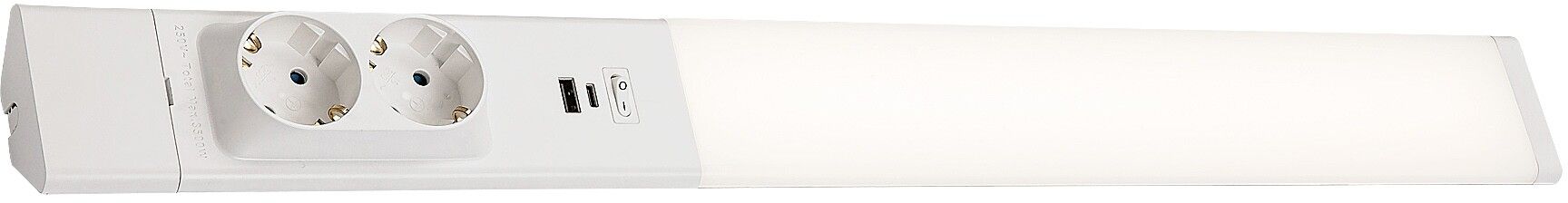 Rabalux Bilal lámpara bajo armario 1x18 W blanco 78032