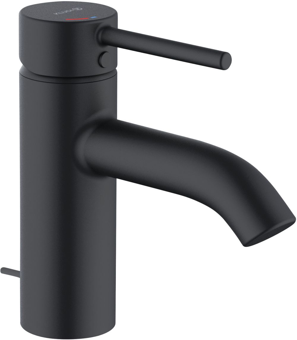 Kludi Bozz grifo para lavabo de pie negro 382633976