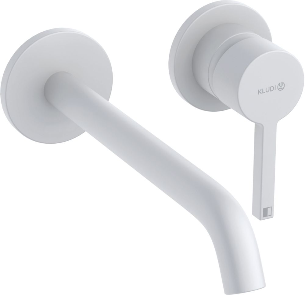 Kludi Nova Fonte Pura grifo para lavabo empotrado blanco 202455315