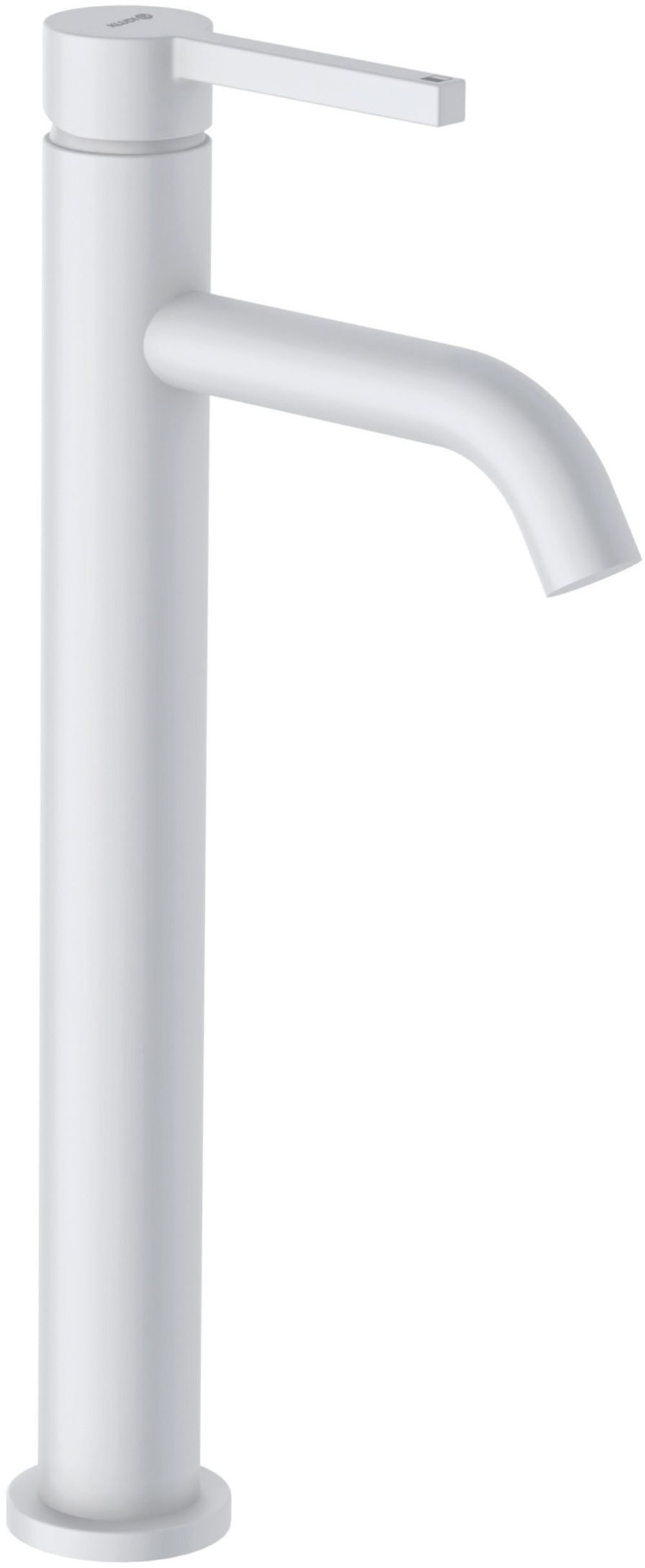 Kludi Nova Fonte Pura grifo para lavabo de pie blanco 202985315