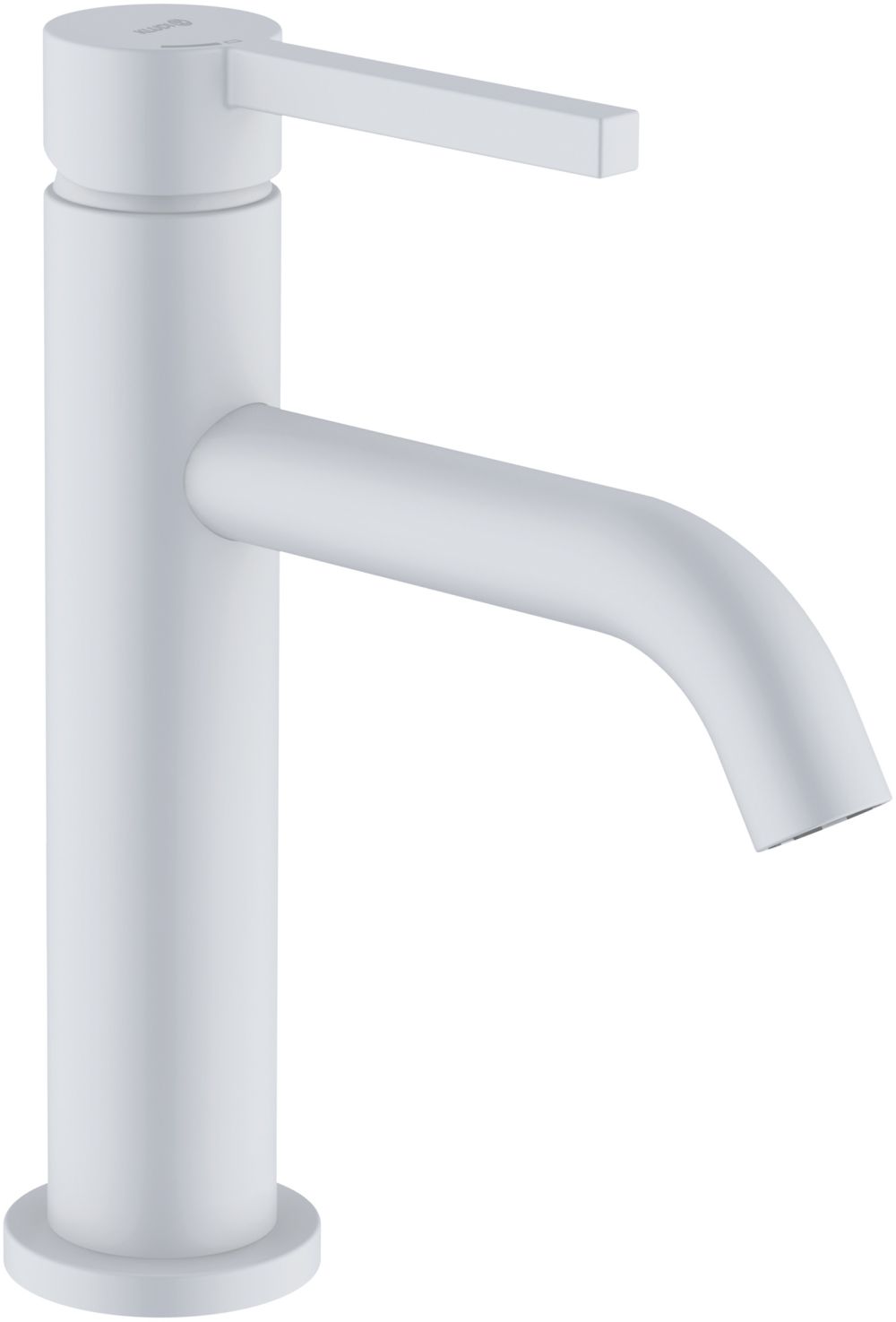 Kludi Nova Fonte Pura grifo para lavabo de pie blanco 202895315