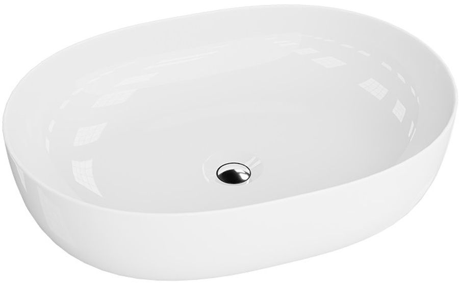 LaVita Blas lavabo 59.5x43 cm oval sobre encimera blanco brillante 5900378334309