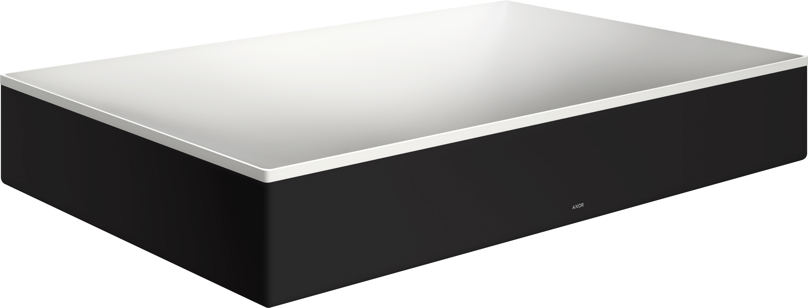 Axor Suite lavabo 60x40 cm rectangular sobre encimera blanco-negro 42004670