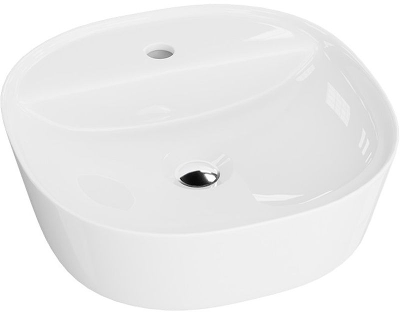 LaVita Pereya lavabo 40.5x40.5 cm cuadrada sobre encimera blanco 5900378334347