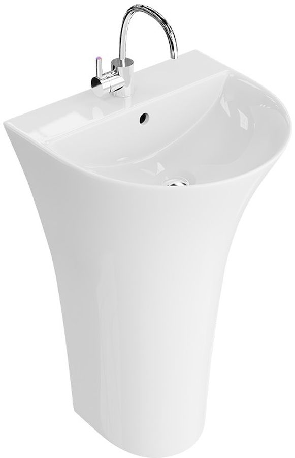 LaVita Pera lavabo 45.5x41.5 cm semicircular exento blanco 5900378334385