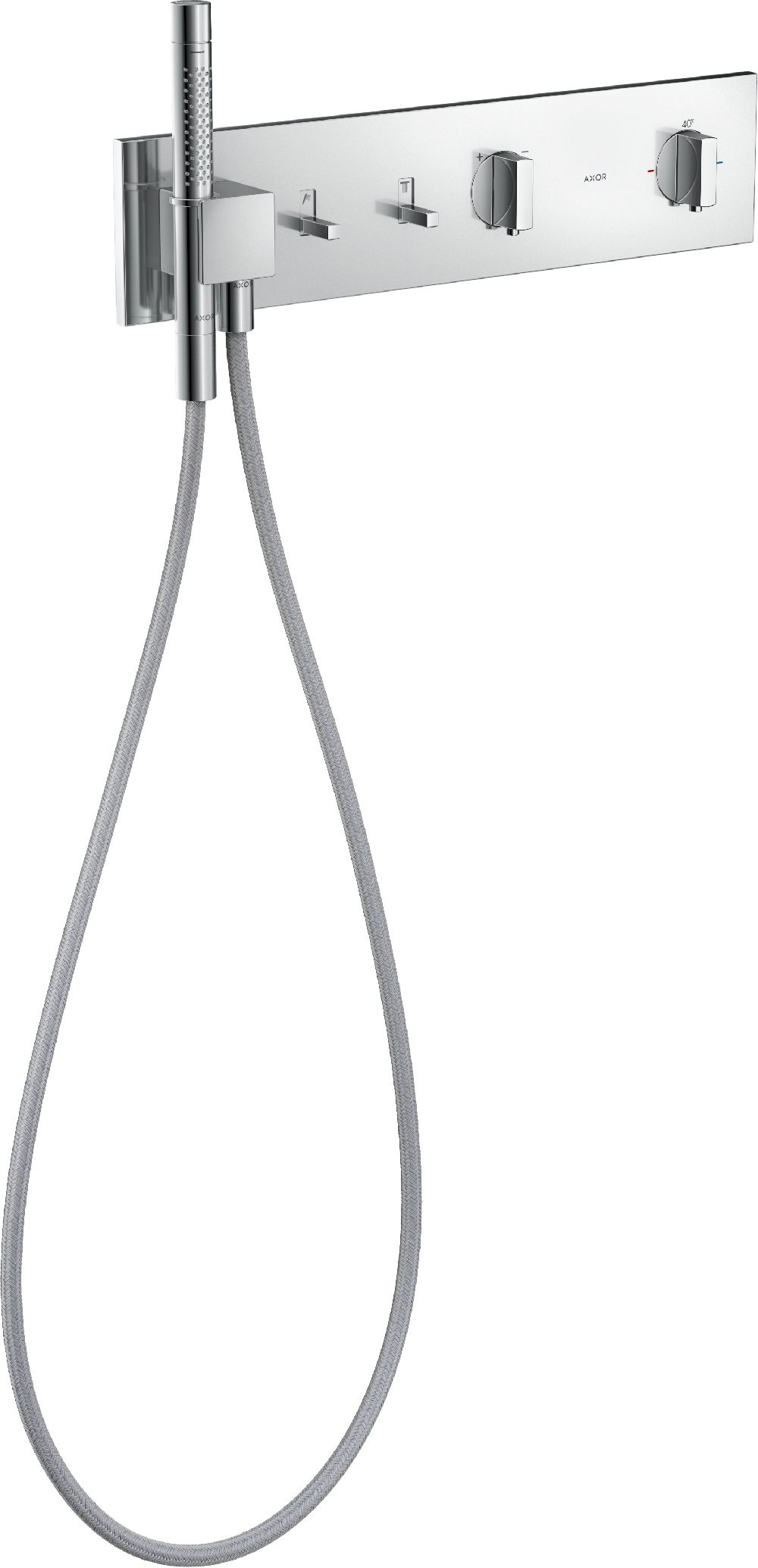 Axor ShowerComposition grifo de bañera y ducha empotrado con termostato cromo 12571000