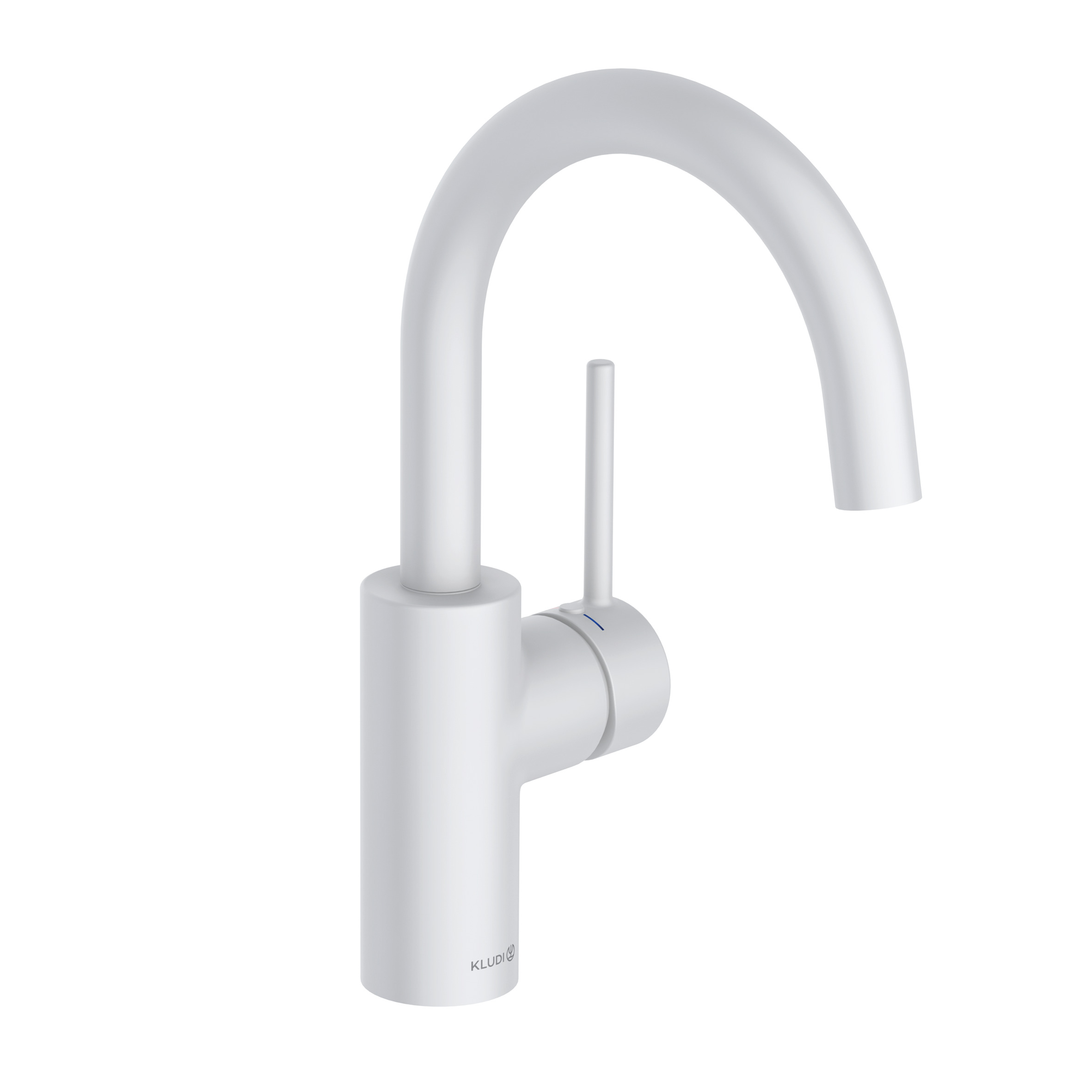 Kludi Bozz grifo para lavabo de pie blanco 380285376