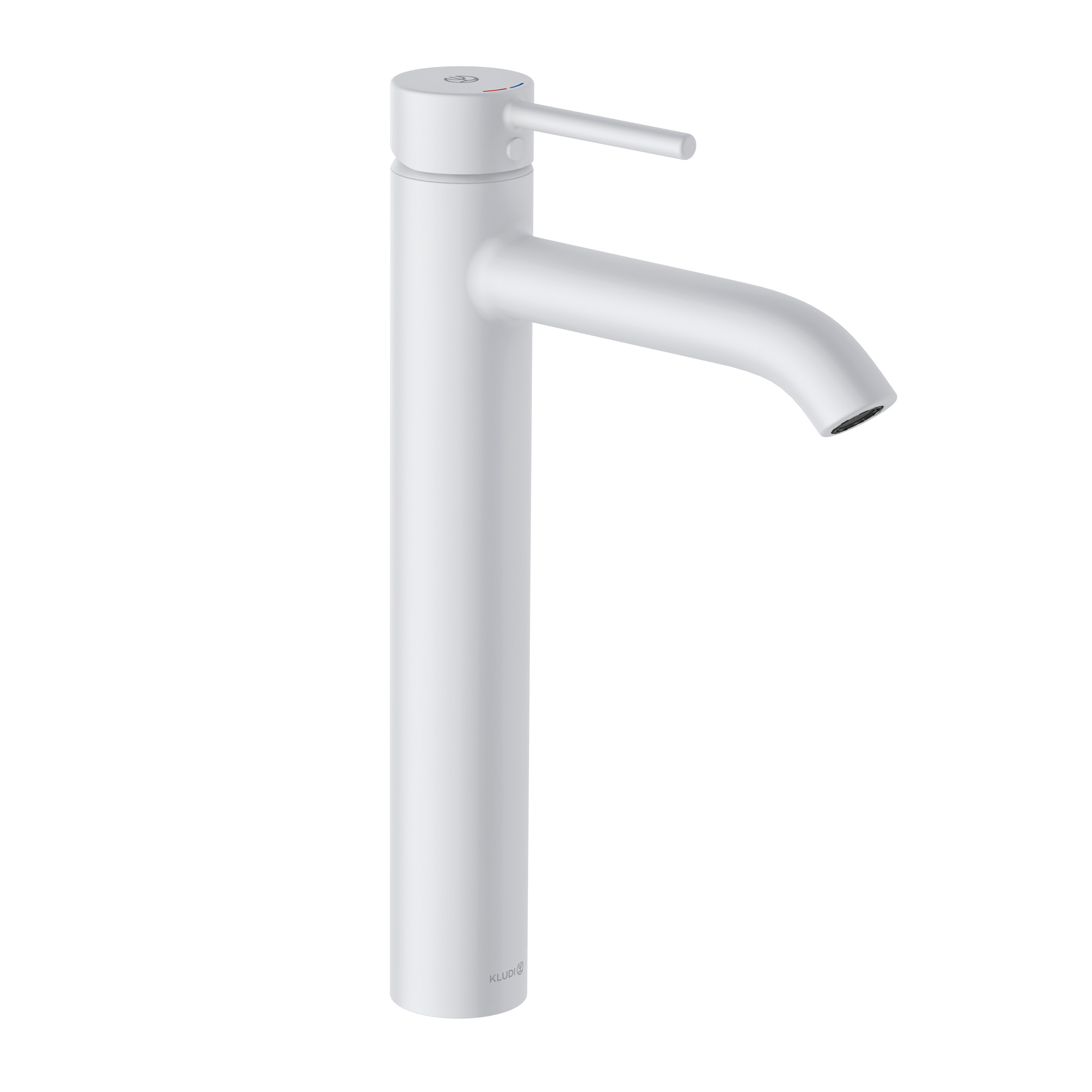 Kludi Bozz grifo para lavabo de pie blanco 382865376