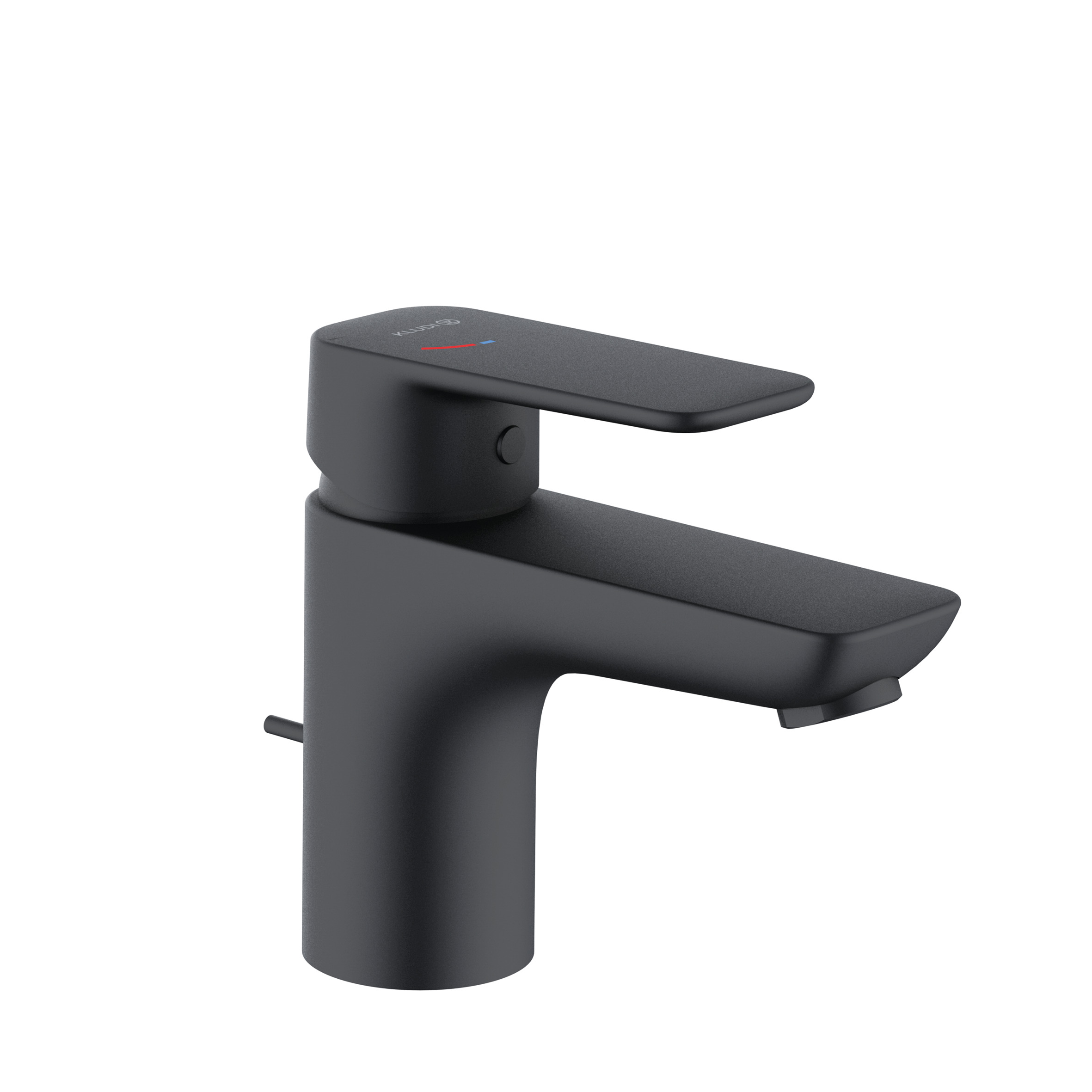 Kludi Pure&Style grifo para lavabo de pie negro 403883975