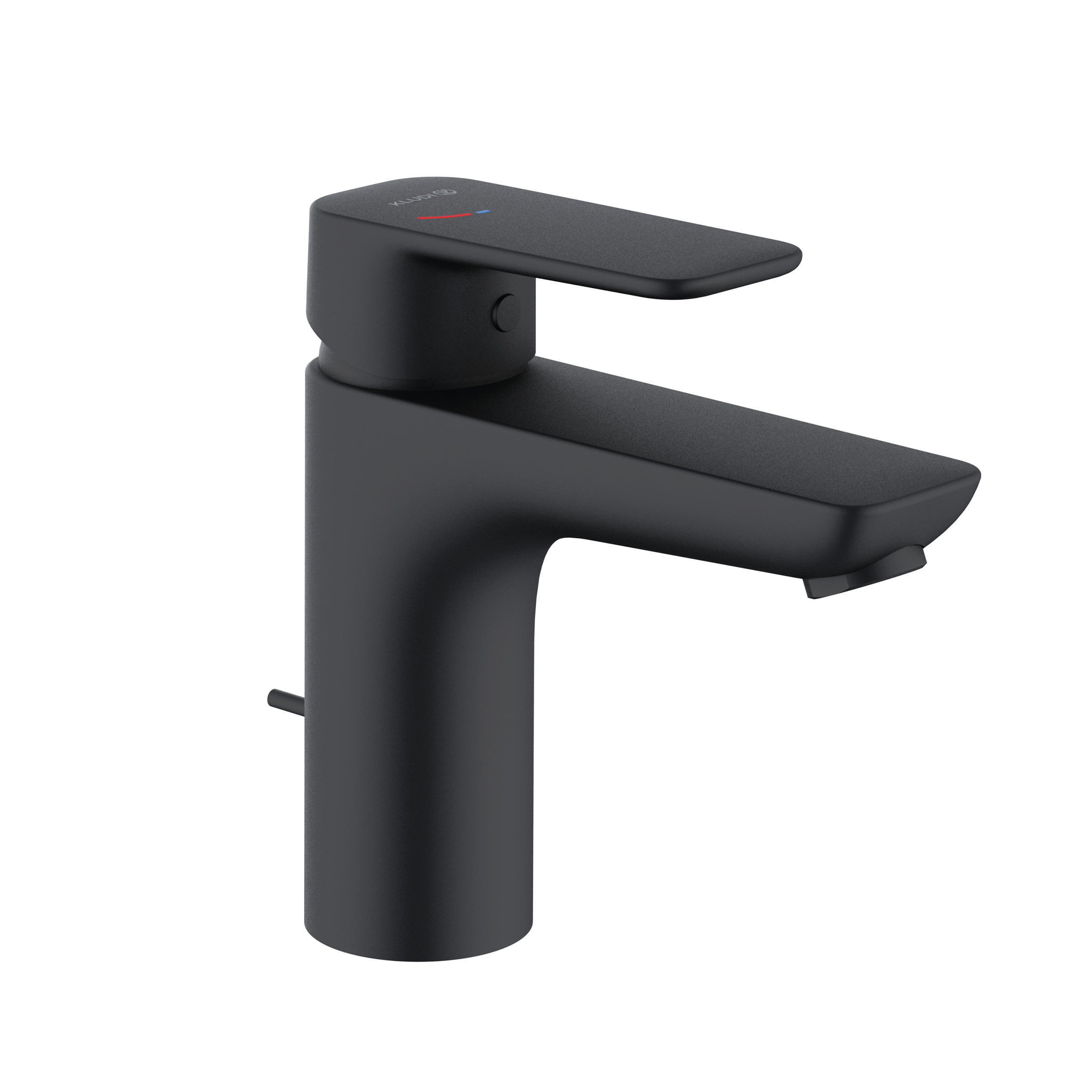 Kludi Pure&Style grifo para lavabo de pie negro 402933975