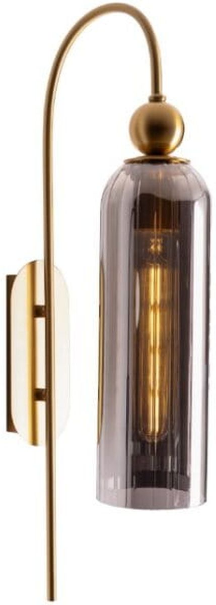 MaxLight Campanila lámpara de pared 1x40 W latón-ahumado W0333
