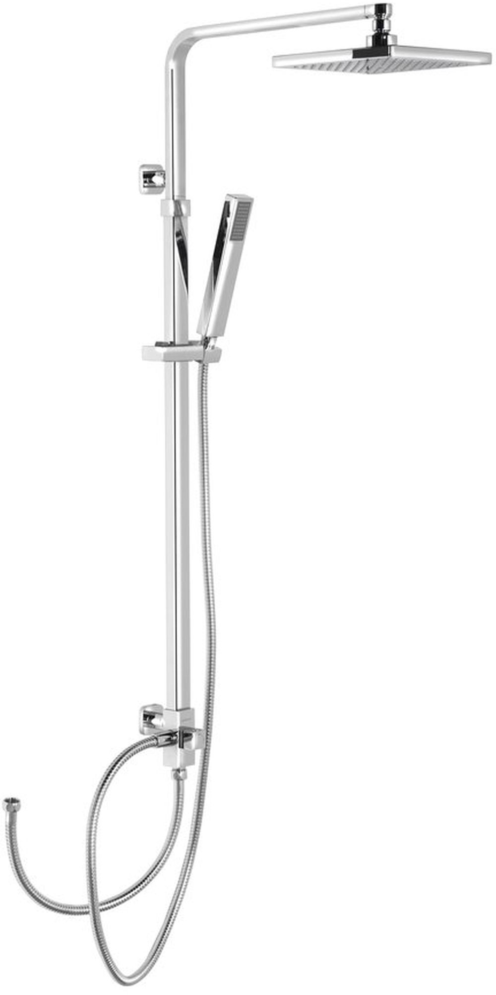 Sapho conjunto de ducha a pared con rociador con efecto lluvia cromo 1202-29