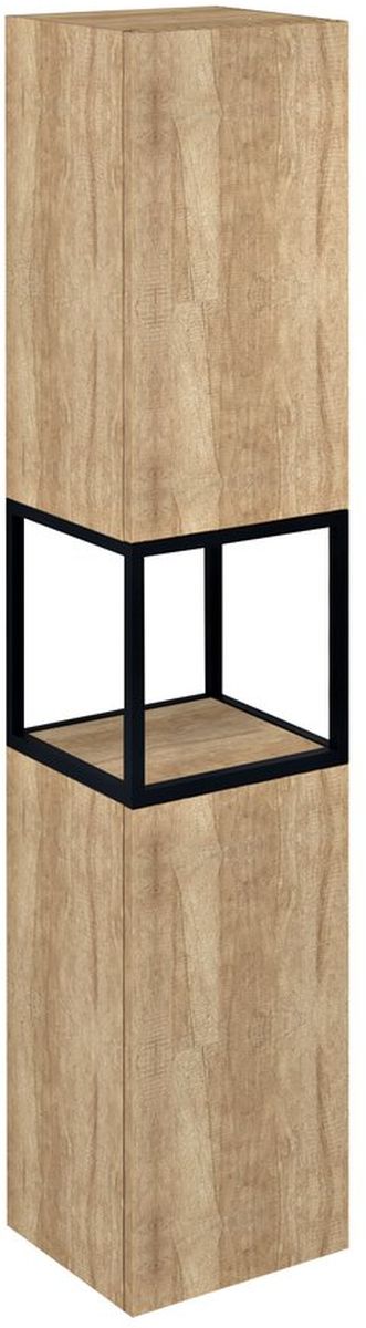 Sapho Skara armario 35.1x31.95x171 cm suspendido, lateral negro-roble CG010-2222