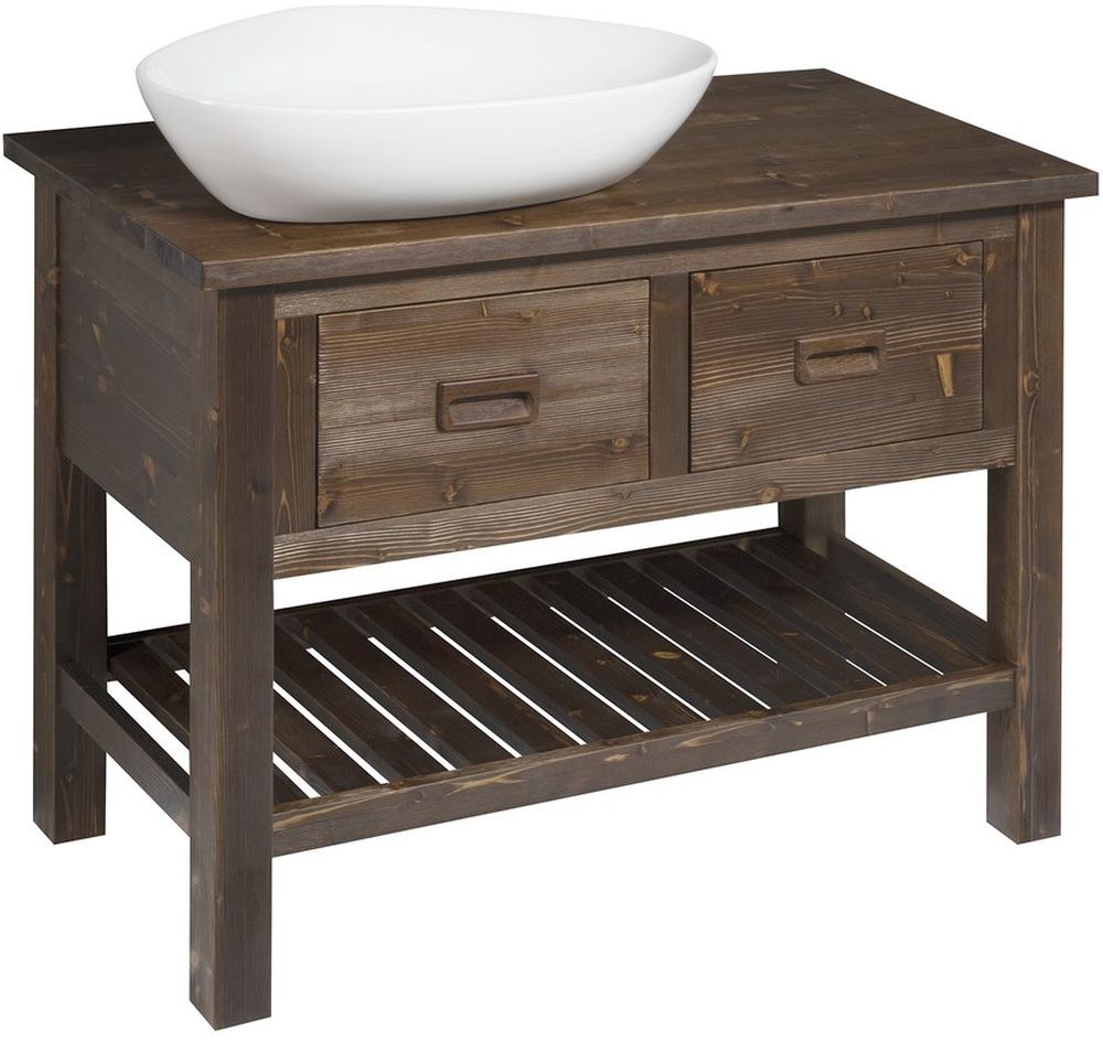 Sapho Brand armario 100x50x73 cm de pie, para lavabo BA101S