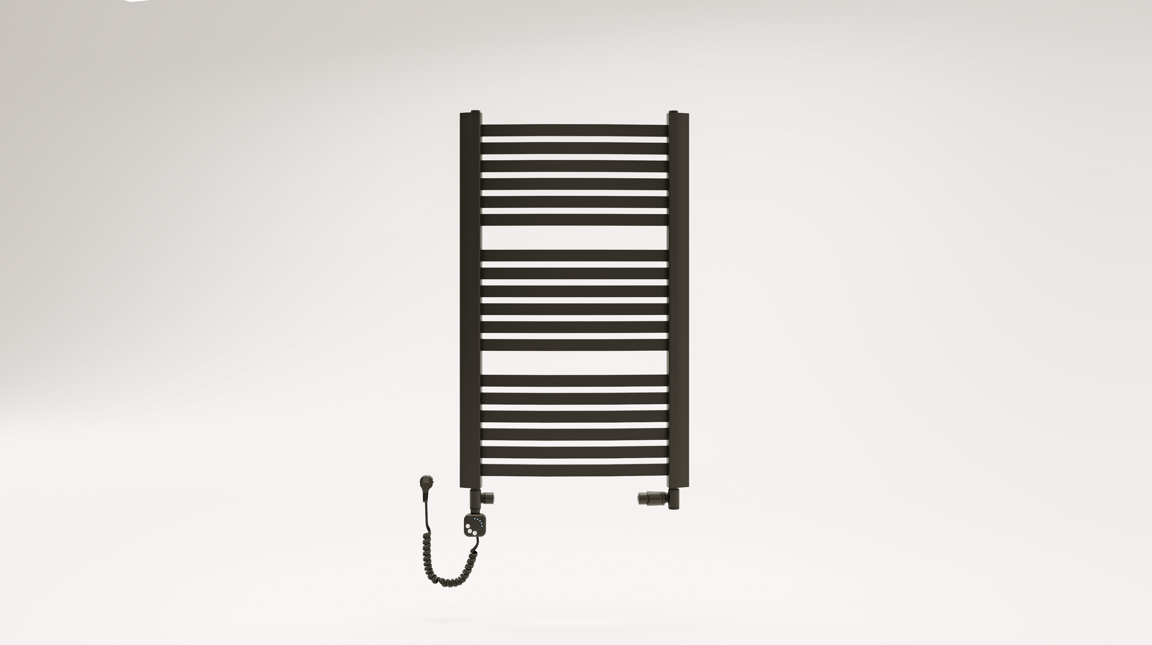 Luxrad Kastor Elektro radiador eléctrico 121.5x48 cm negro KAST1215480S040ERG