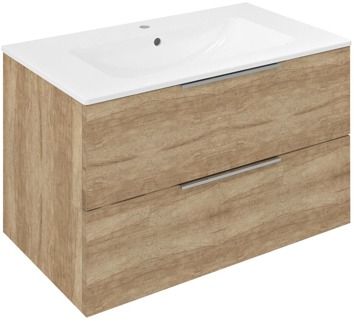 Sapho Cirasa armario 79.8x45.9x52 cm suspendido, para lavabo roble CR801-2222