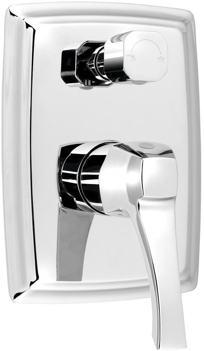 Sapho Dreamart grifo de bañera y ducha empotrado cromo DA042