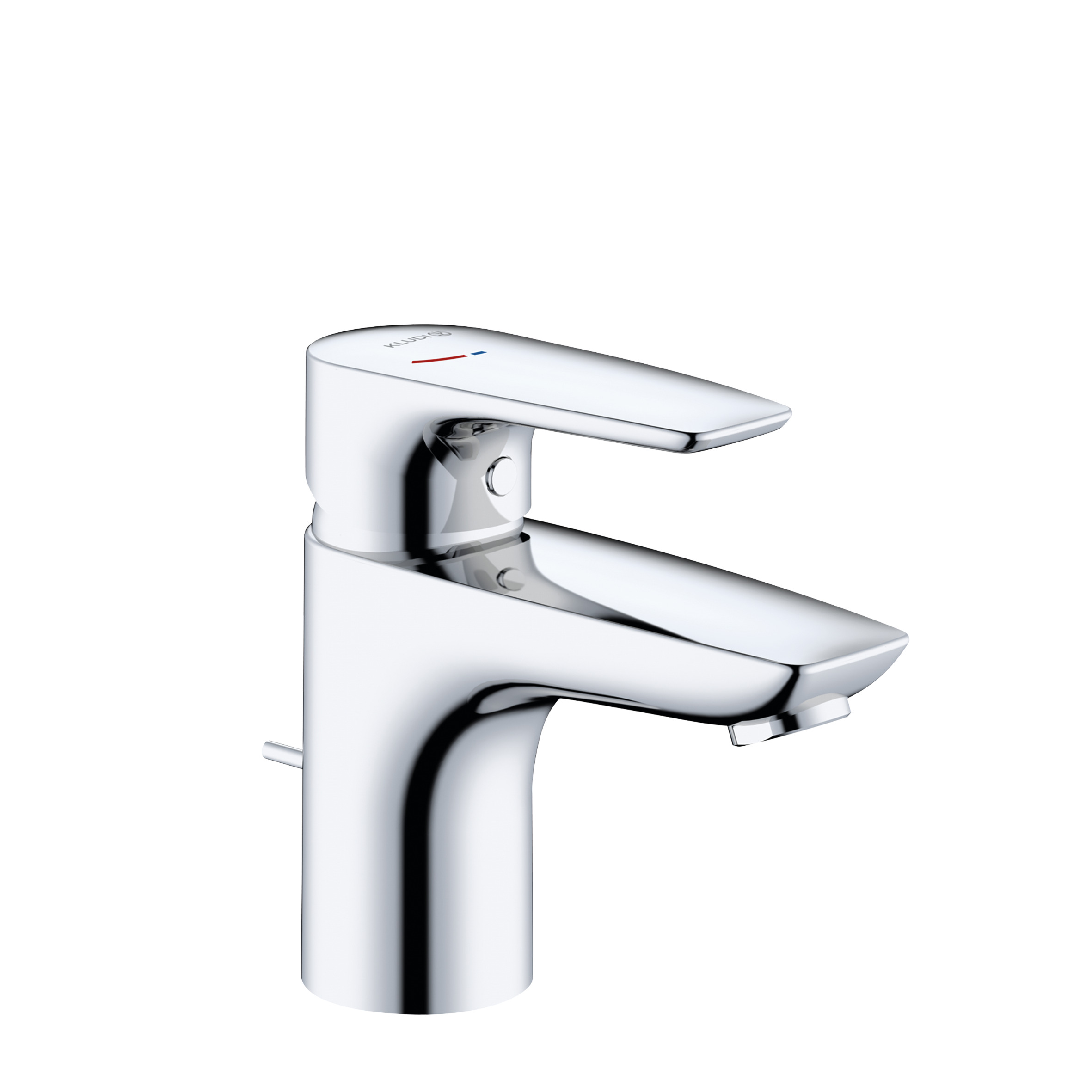 Kludi Pure&Solid grifo para lavabo de pie cromo 343880575WR4
