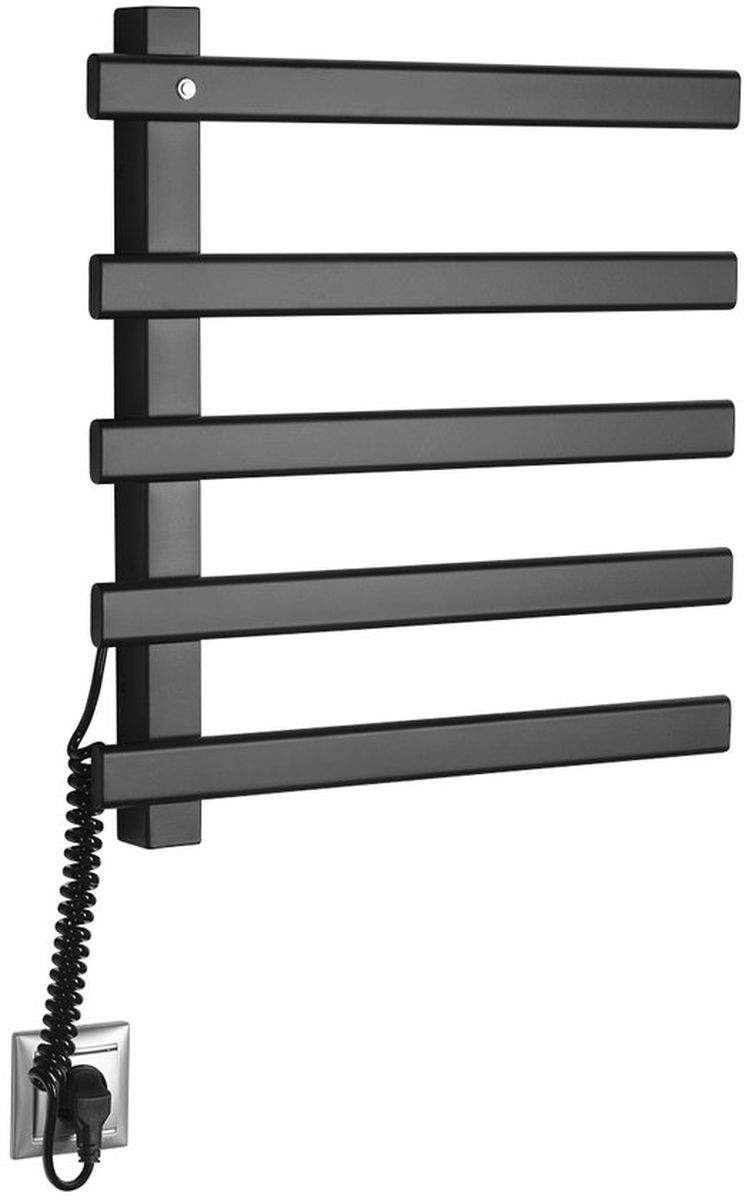 Sapho Elcor radiador eléctrico 52x48 cm negro EB530