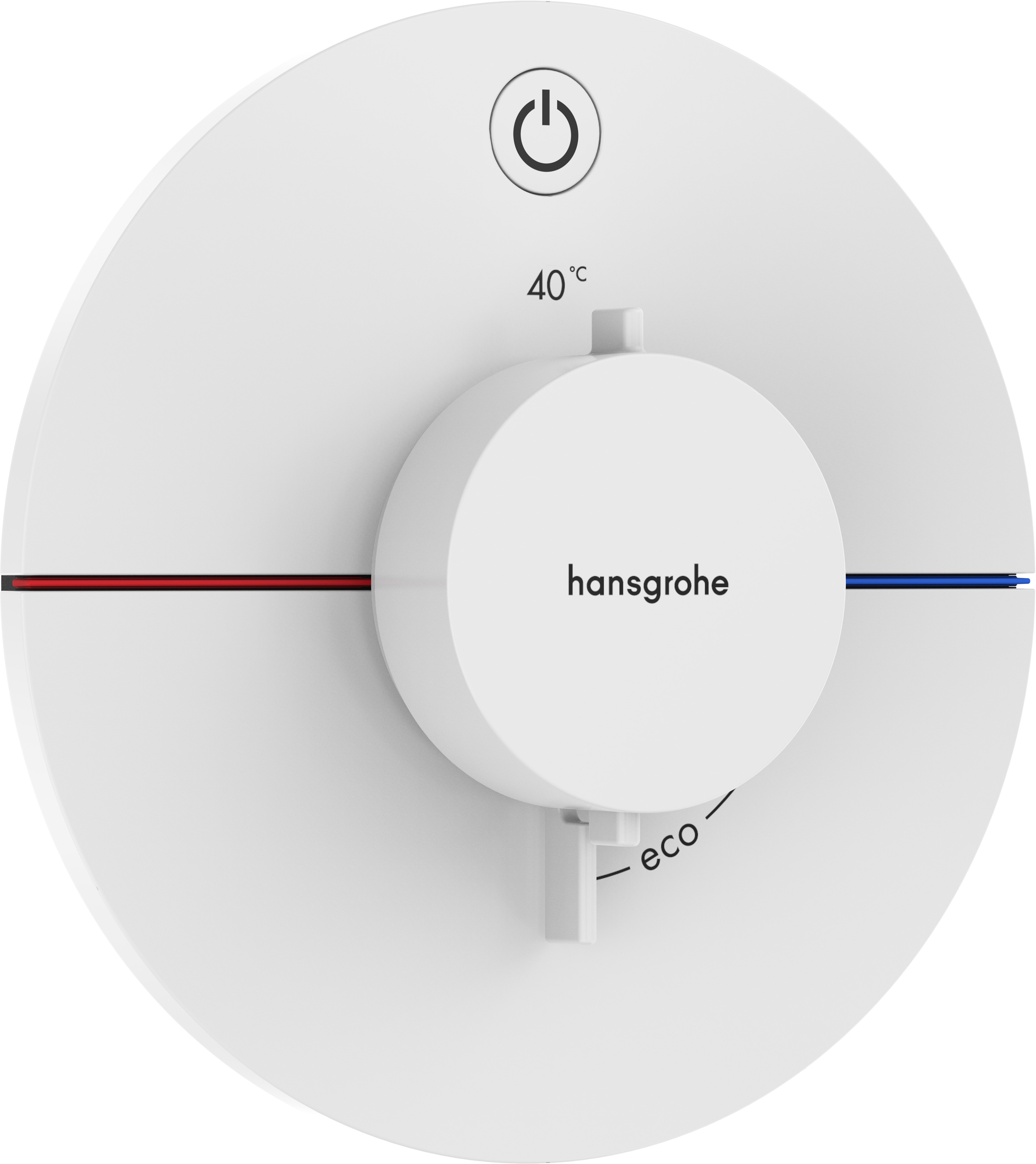 Hansgrohe ShowerSelect Comfort S grifo para ducha empotrado con termostato blanco 15553700