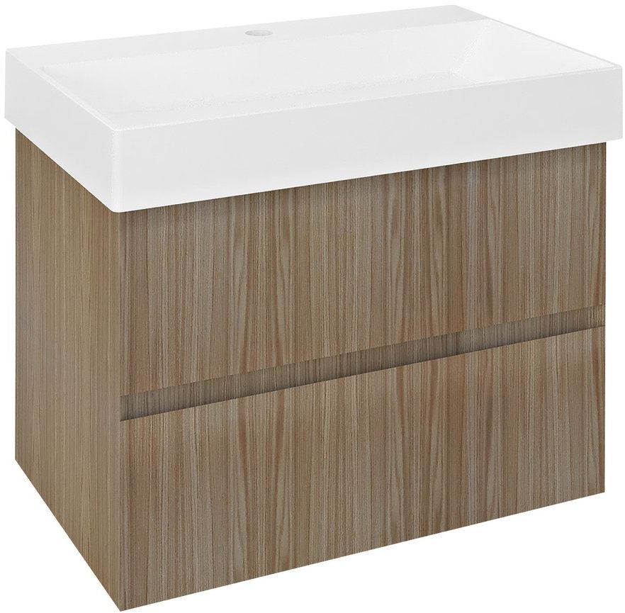 Sapho Filena armario 67x43x51.5 cm suspendido, para lavabo roble FID1270D