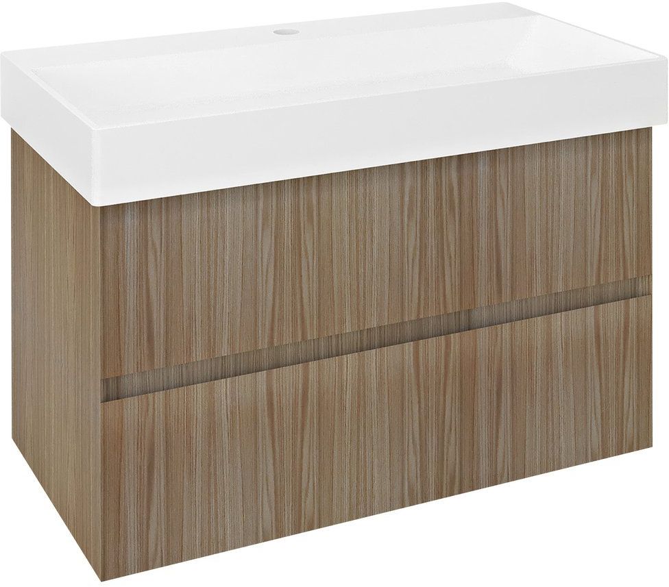 Sapho Filena armario 82x43x51.5 cm suspendido, para lavabo roble FID1285D