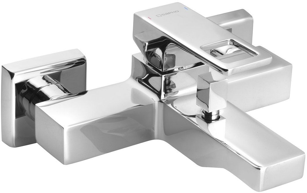 Sapho Forata grifo de bañera y ducha a pared cromo FT010