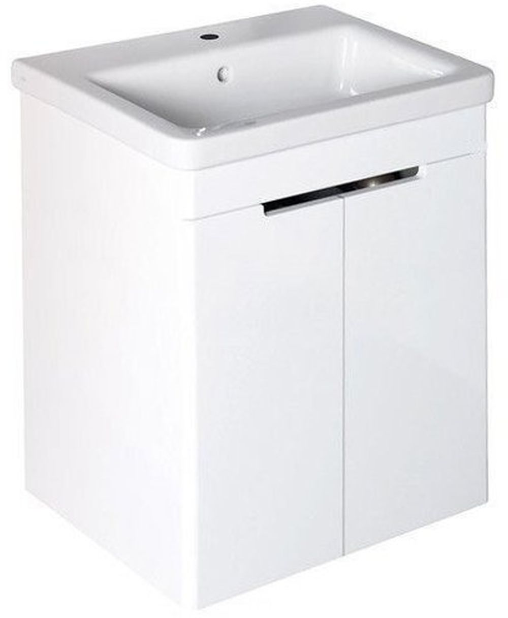 Sapho Ella armario 56.5x43x65 cm suspendido, para lavabo blanco EL065-3030