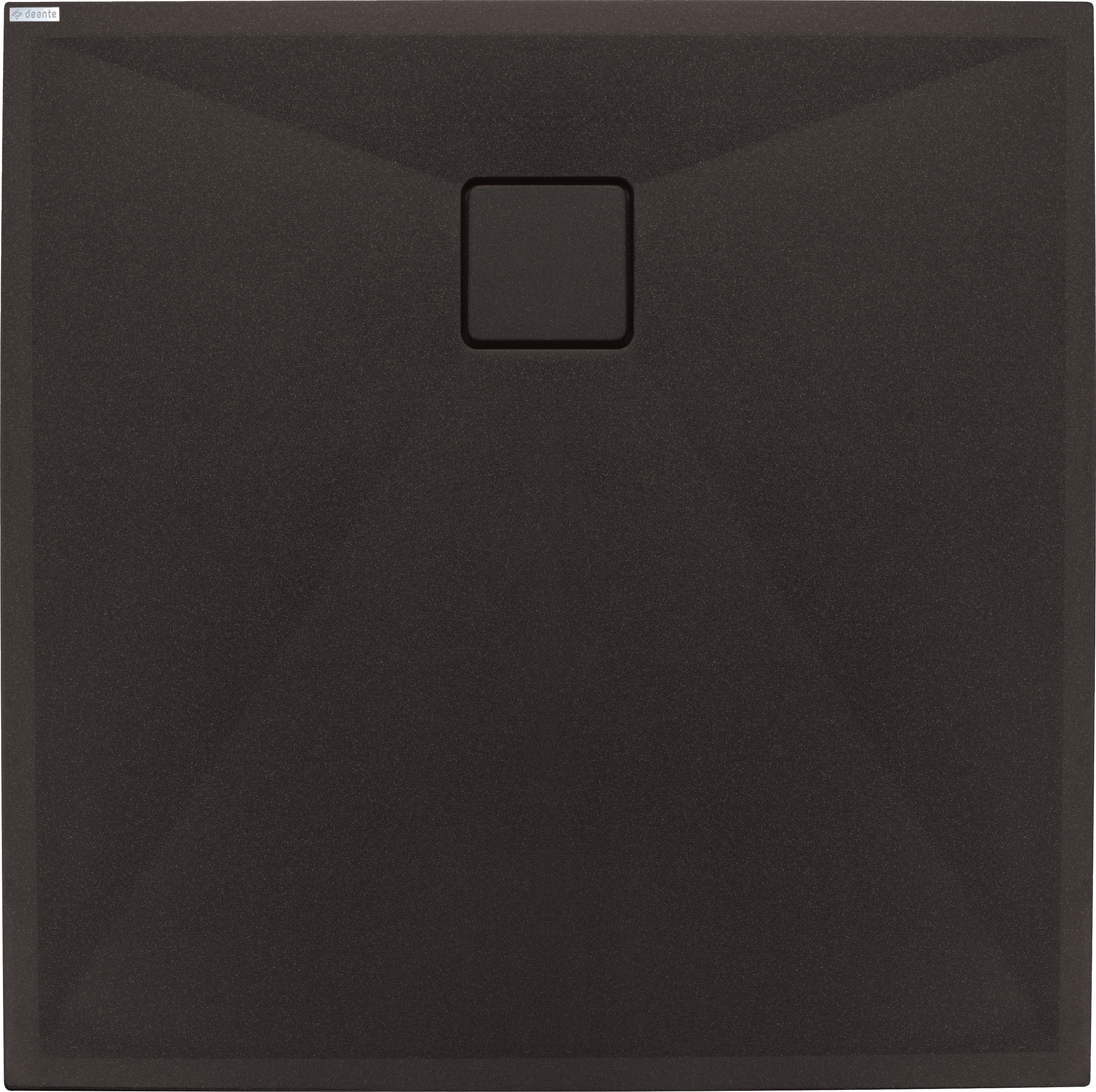 Deante Correo plato de ducha cuadrado 80x80 cm negro KQR_N42B