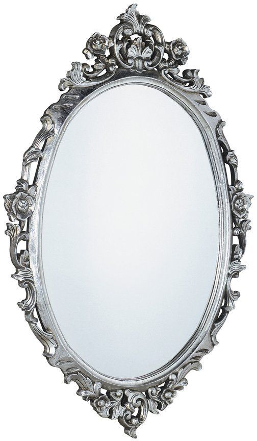 Sapho Desna espejo 80x100 cm oval plata IN344
