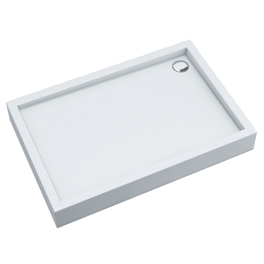 Schedline Favory Plus plato de ducha rectangular 100x80 cm blanco 3ST.F1P-80100