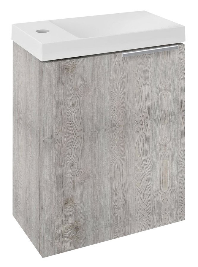 Sapho Latus armario 39.4x22x50 cm suspendido, para lavabo roble LT110-1212