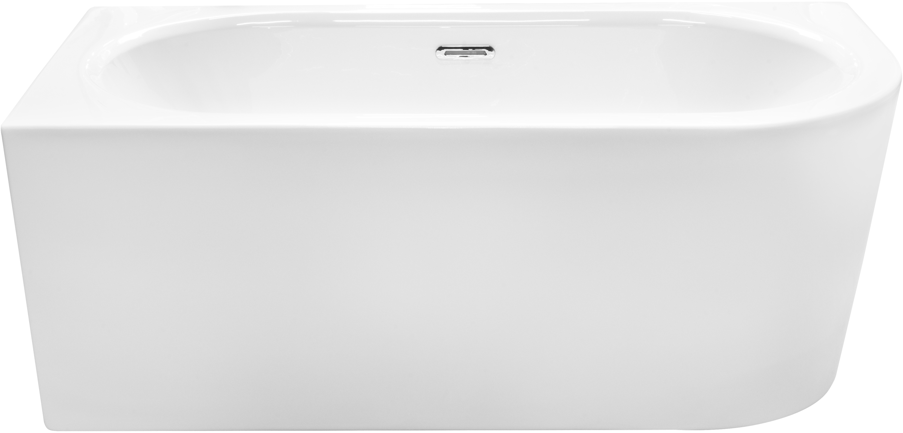Besco Avita A-Line bañera de pared 170x75 cm rectangular blanco #WAA-170ALBS