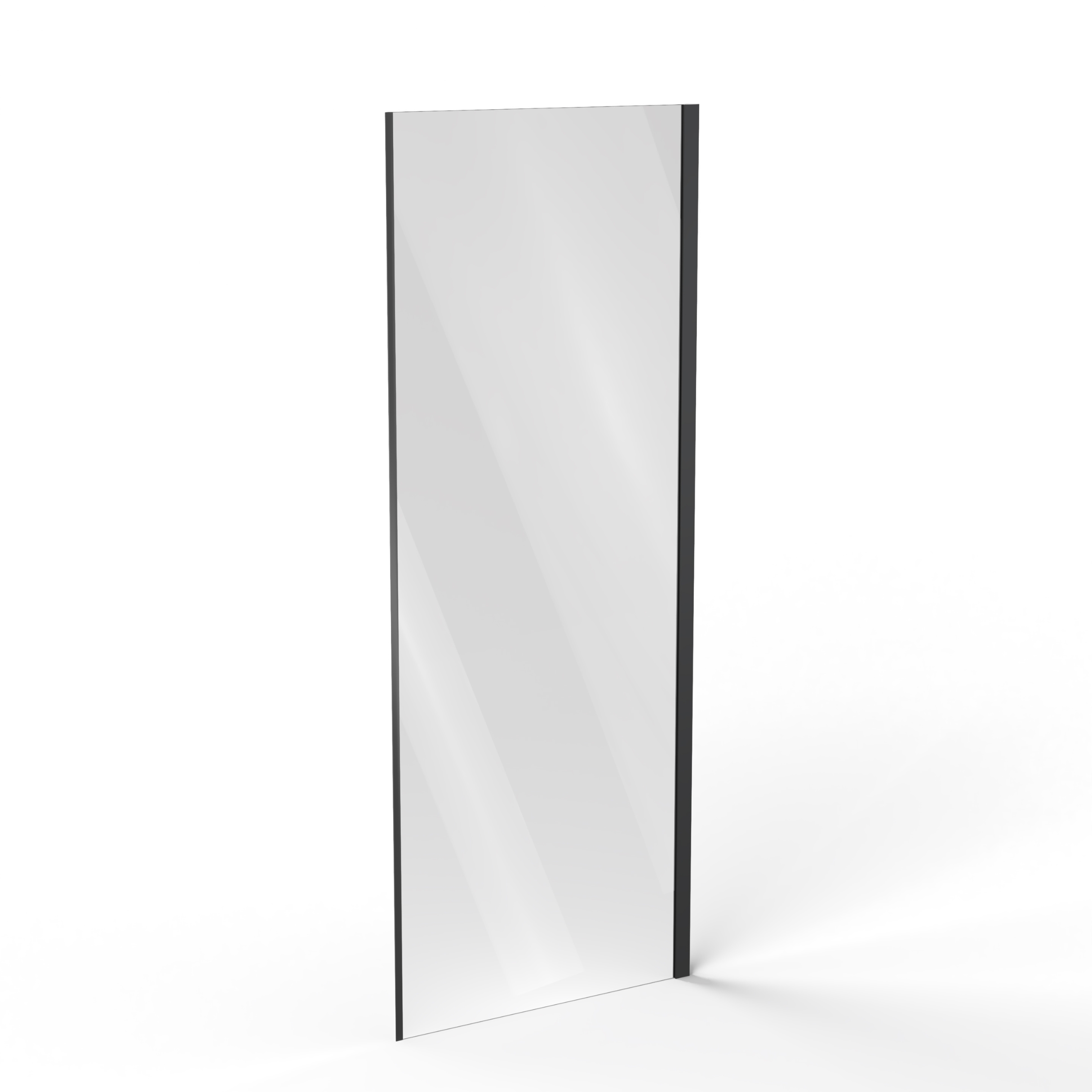 Ravak Cool! mampara de ducha 80 cm negro mate/vidrio transparente X9VV40300Z1