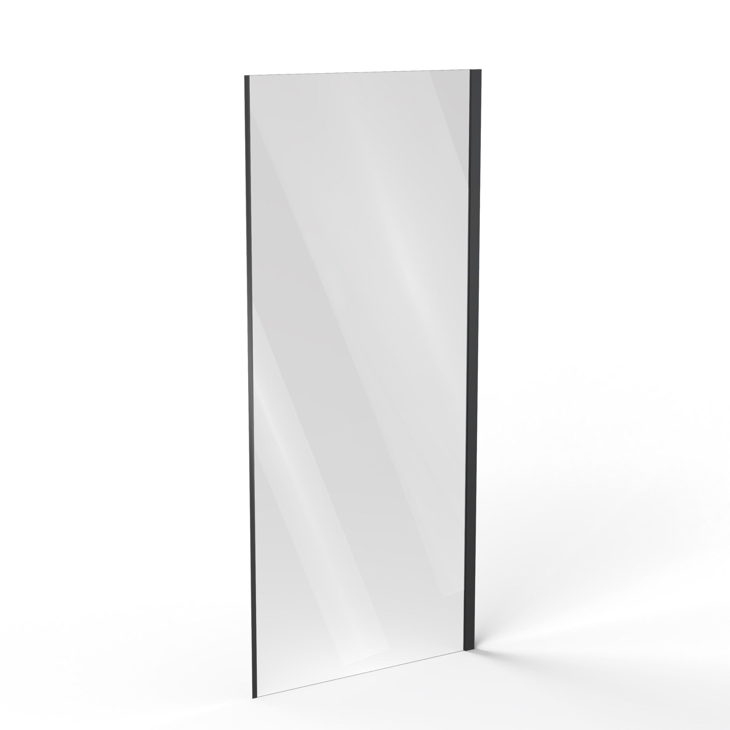 Ravak Cool! mampara de ducha 90 cm negro mate/vidrio transparente X9VV70300Z1