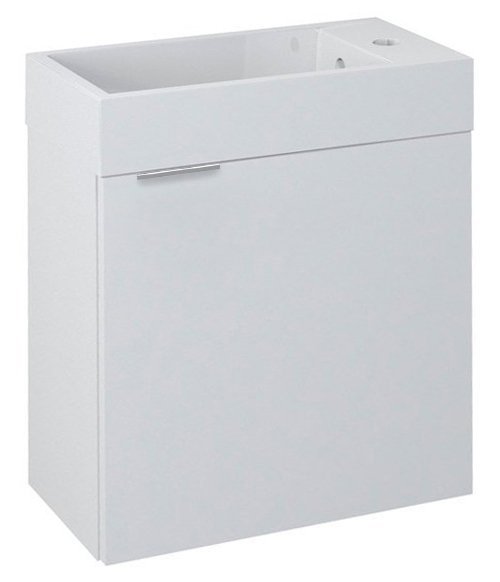 Sapho Latus armario 49.5x24.5x50 cm suspendido, para lavabo blanco LT410-3030