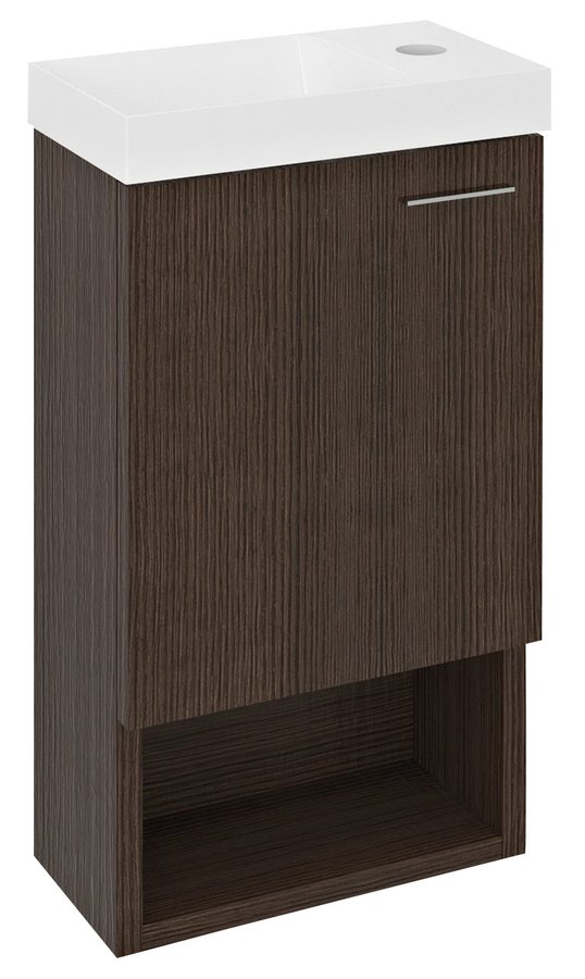 Sapho Latus armario 30x16.5x53 cm suspendido, para lavabo LT711-1616