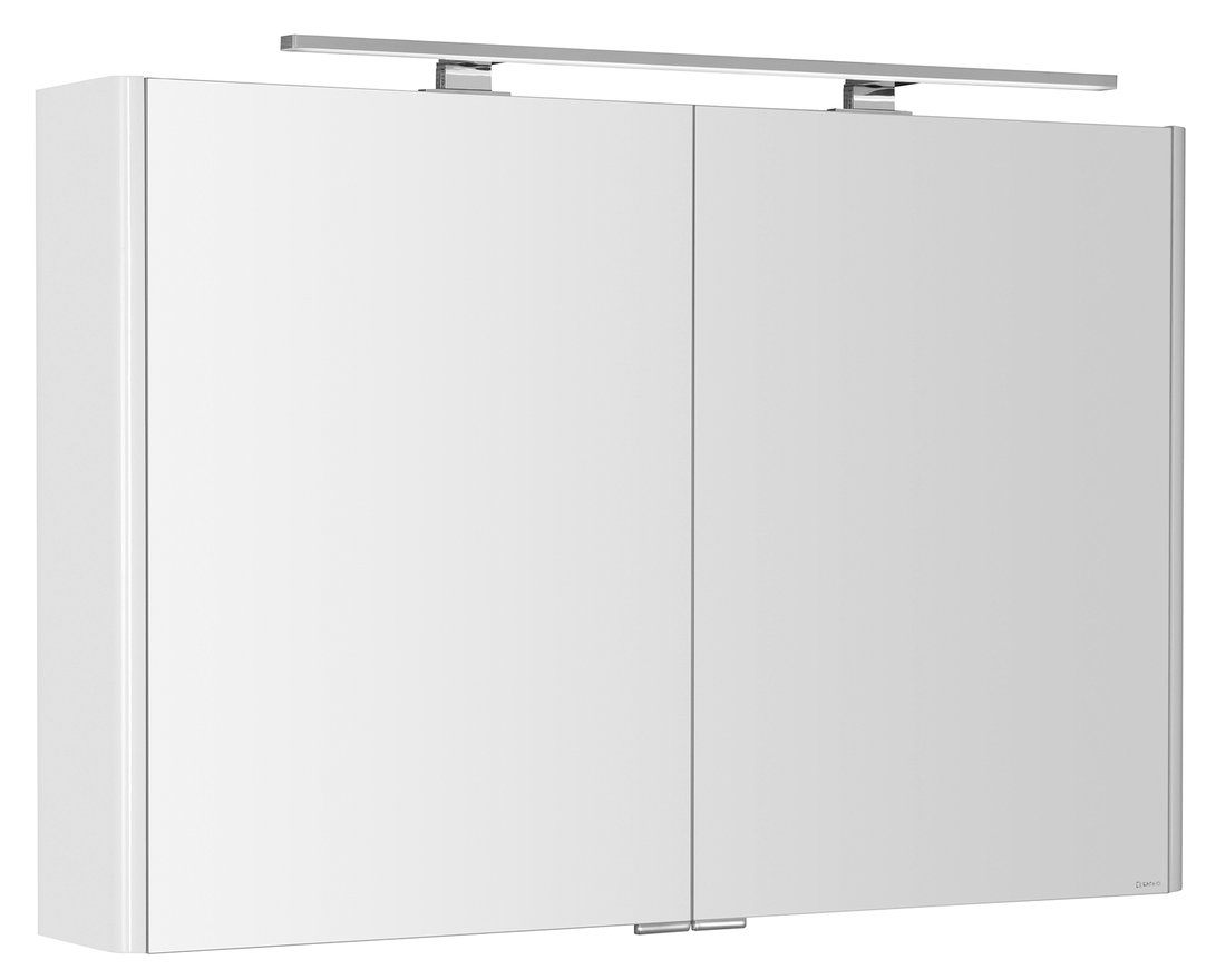 Sapho Lucie armario 106x17x70 cm con espejo blanco LU105-0030