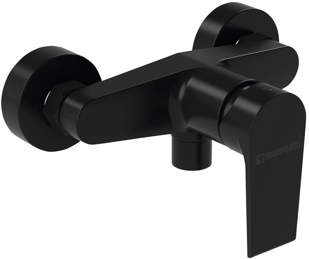 Sapho Kai grifo para ducha a pared negro KA11/15
