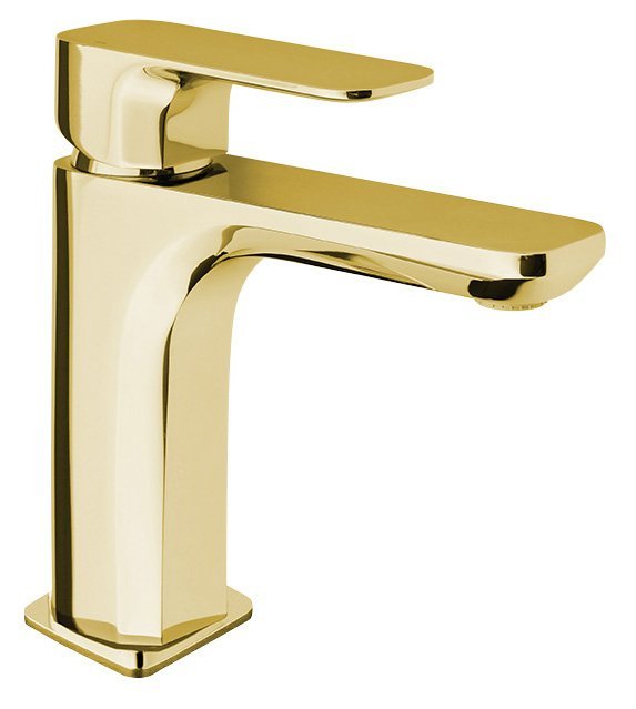 Sapho Spy grifo para lavabo de pie oro PY02/17