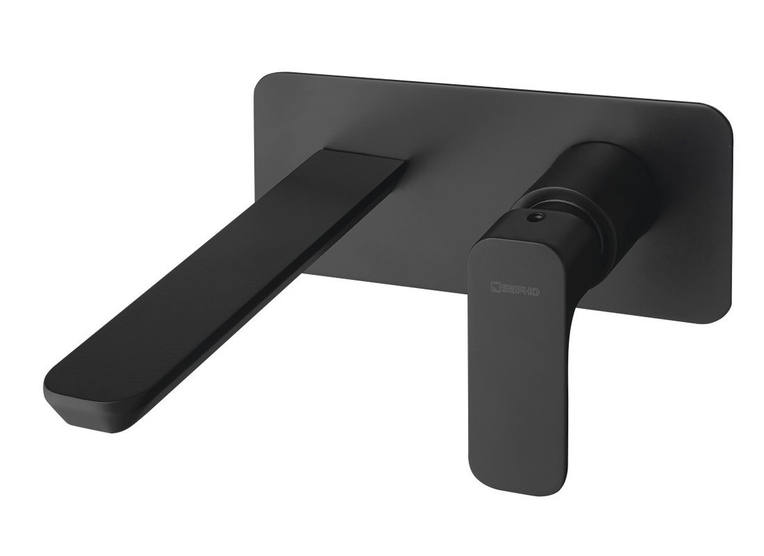 Sapho Spy grifo para lavabo empotrado negro PY08/15