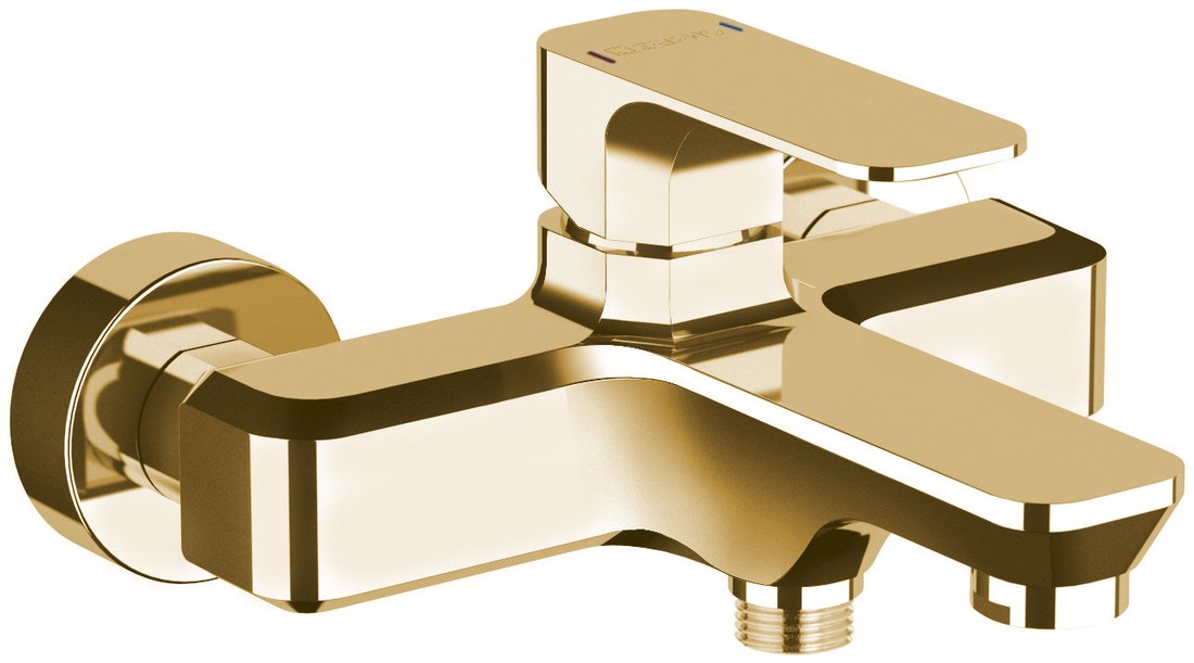 Sapho Spy grifo de bañera y ducha a pared oro PY10/17