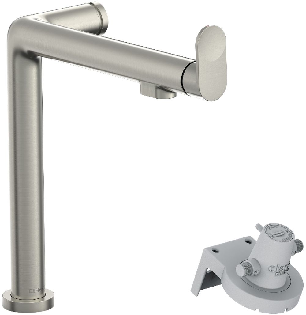 Hansgrohe Aqittura M91 grifo para filtro de agua de pie acero inoxidable 76804800