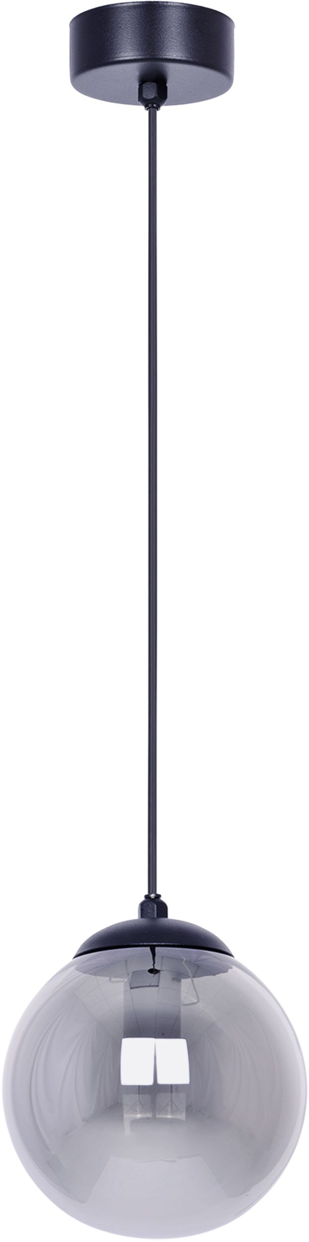 Kaja Gamma lámpara colgante 1x40 W negro-grafito K-5165